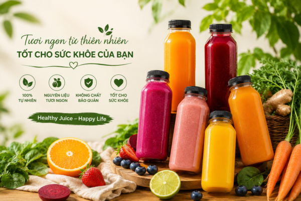 Nước Ép Trái Cây Crown Fruit – Tươi Nguyên Chất